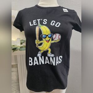 District Black Tee with Graphic Print